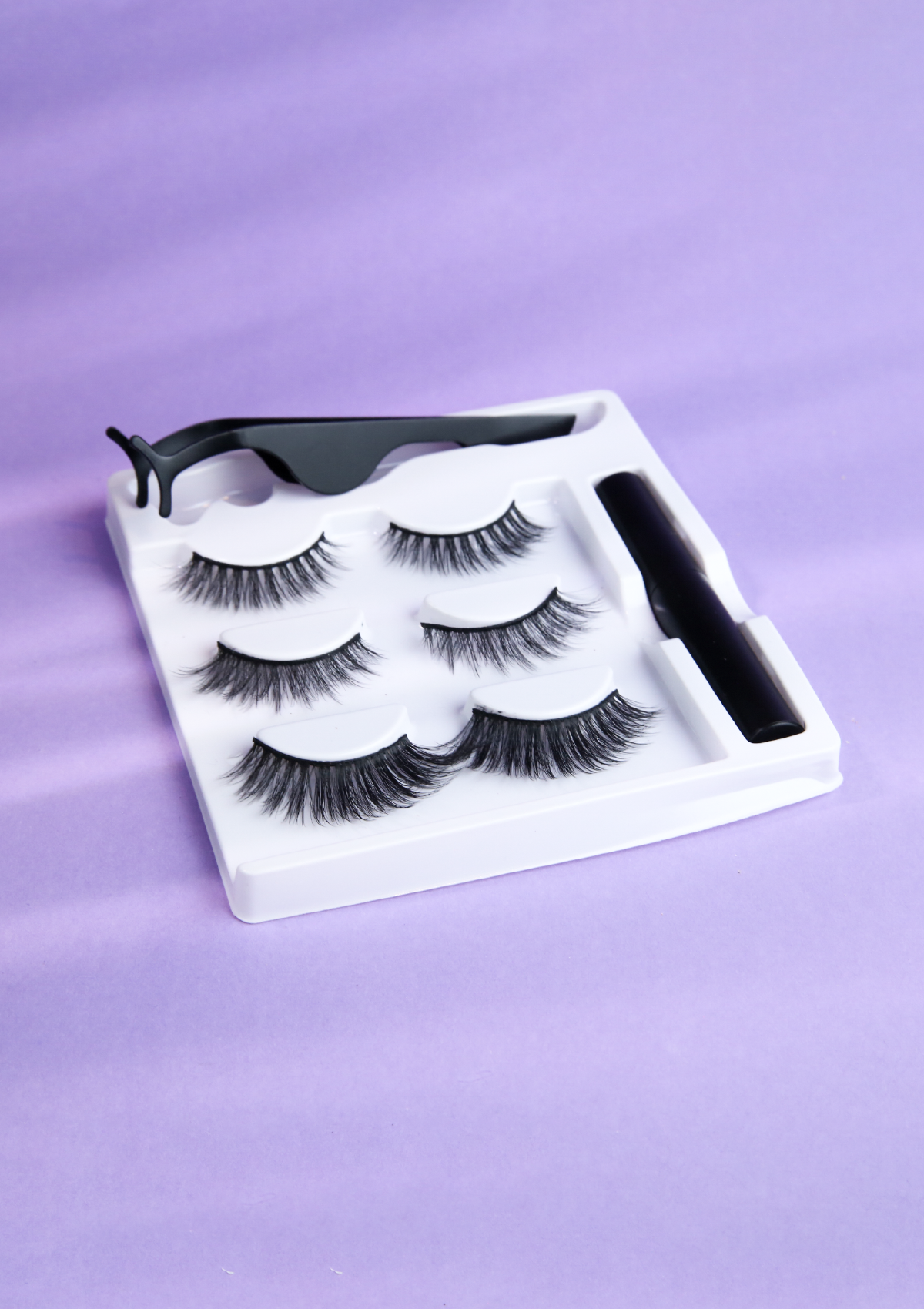 Eyelash Kit (Glue & Tweezer included)